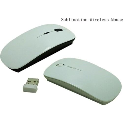 Blank Mouse Sublimation wireless Mouse custom print 10pieces/lot