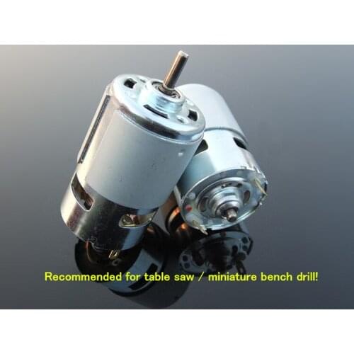 775 DC motor Ball bearing Large torque DC 12V-36V electric drill motor! (24V 7600rpm)