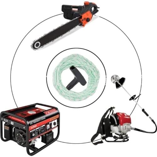 10m Recoil Rope Pull Cord with Starter Handle for Stihl FS120 FS200 FS250 Trimmer Cutter Lawnmower Chainsaw Engine