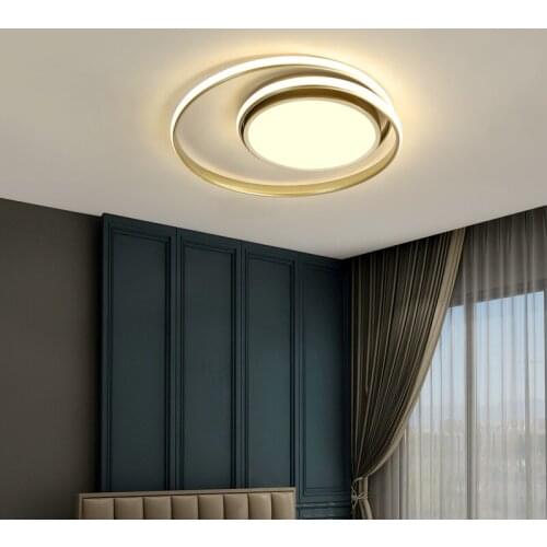 Modern Ceiling Lights LED Lamp For Living Room Bedroom Study Room White black color surface mounted Ceiling Lamp WF106