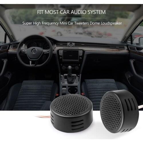 Universal 2 X 500 Watts Super Power Loud Dome Tweeter Speakers High Efficiency Vehicle Loudspeaker 12V for Car Stereo Mp3 Radio