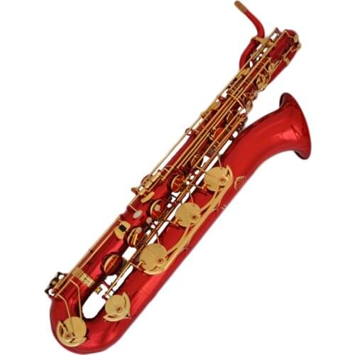 High Quality Red Color Tone Eb Baritone Saxophone