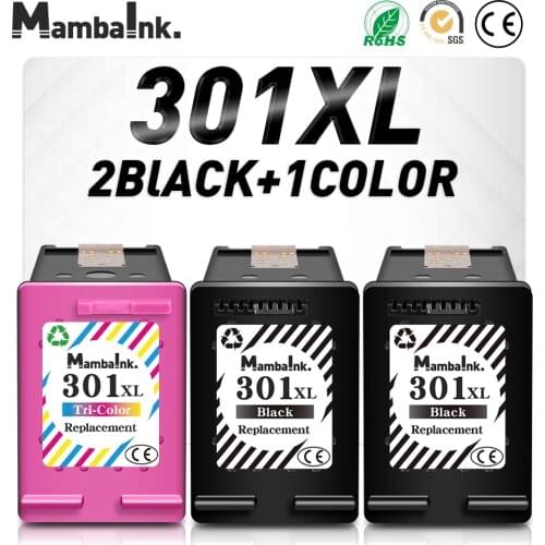 Replacement For HP 301 HP 301 XL Compatible For HP Deskjet 1000 1010 1011 1012 Deskjet 3050 3054 3060 3510 3511 3512 Printer