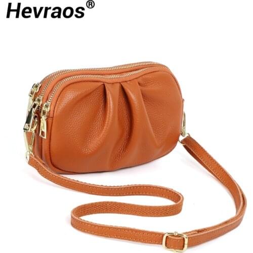 100% Genuine Cow Leather Women Cloud Bag Leisure New Handbag Fashion Handybag Purse Clutch Bag Dumpling Shoulder Bags Cross Body