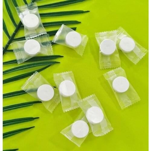 10Pcs Portable Disposable Towel Non-woven Compressed Portable Travel Face Towel Wipe Washcloth Outdoor Moistened Tissues