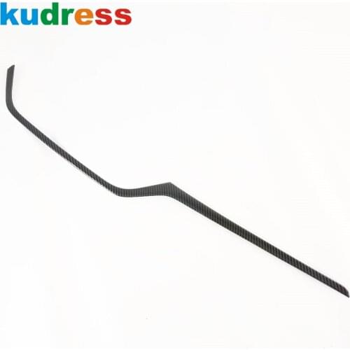 Carbon Fiber Car Central Control Panel Strip Cover Trim Sticker For Chevrolet Blazer 2019 2020 Styling Interior Accessories