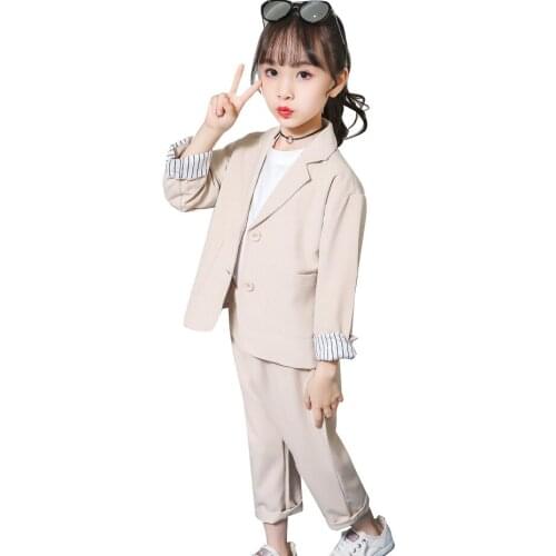 Teen Girls Clothing Blouse + Vest + Jeans Girl Clothes 2021 Newest Tracksuit For Girl Spring Autumn Childrens Clothes