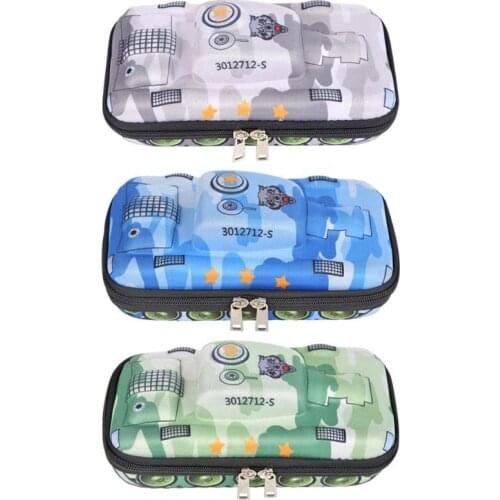 EVA Creative Tank Car Pencil Case Student Stationery Zipper Storage Pouch Boys Girls Large Capacity Pencil Case School Supplies