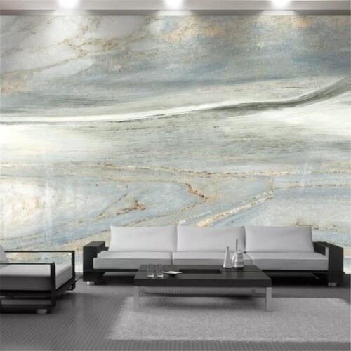 Classic 3d Wallcovering Wallpaper Golden gray marbled high-end Home Decor Living Room Bedroom Painting Mural Wallpapers
