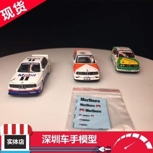 MINIGT 1/64 BMW M3 E30 DTM Diecast Collection of Simulation Alloy Car Model Children Toys