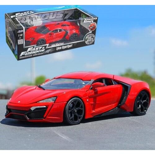 Diecast 1/18 Scale Fine Metal Static Sports Super Car Model Die-cast Alloy Simulation Toys Boutique Children Adult Collect Gifts