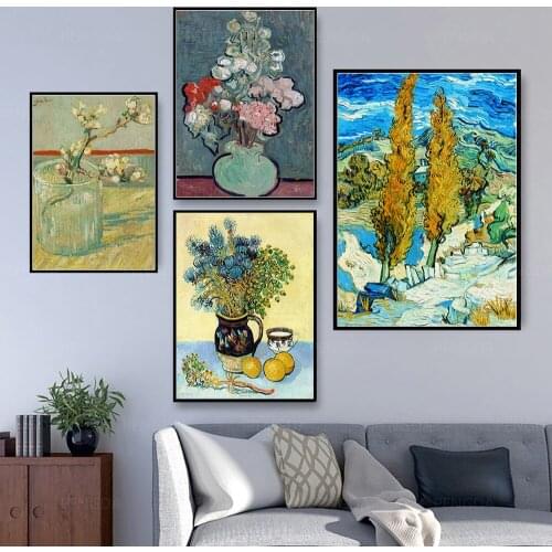 Modular Canvas Still Life HD Prints Vase Wall Art Flowers Posters Vintage Paintings Abstract Home Decor For Living Room Pictures