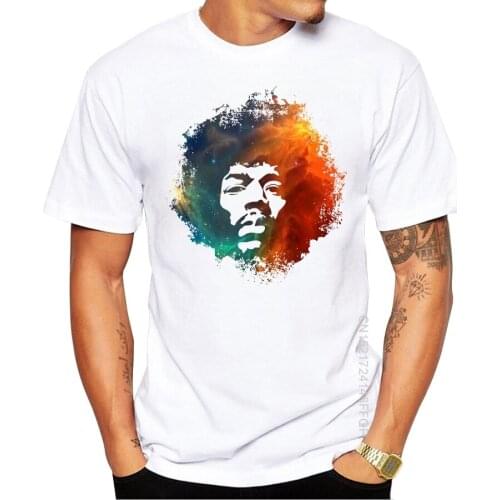 Nebula Men T-Shirt Fashion Printed Cool T Shirt Male Cotton Crew Neck Casual White Tops Hipster Tees