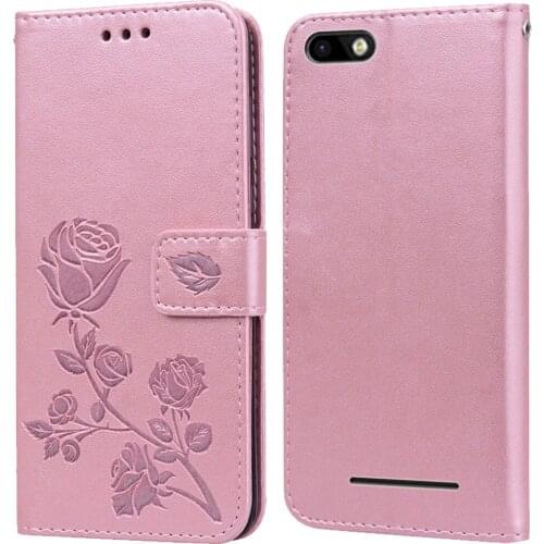 Luxury Leather Flip Book Case for Wiko Lenny 2 3 Max 4 Plus 5 Rose Flower Wallet Stand Case Phone Cover Bag coque