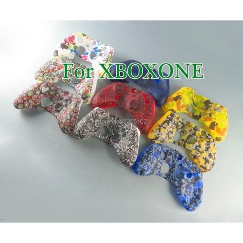 5pcs Silicone Protective Skin Case Water Transfer Printing Camo Silicone Cover Skin for Xbox One XBOXONE Controller