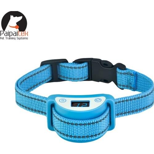 Paipaitek Cat E-collar Vibrate Shock Barking Collar Stop Meowing, Scratching Roaming Rechargeable Waterproof Cat Crying Collar
