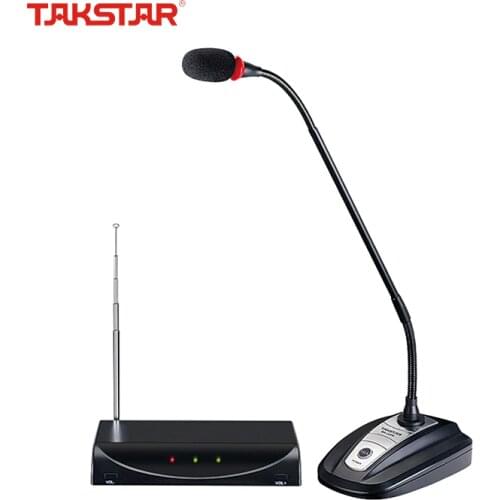 TAKSTAR MS-208W VHF Wireless Conference Microphone Gooseneck Condenser MIC for Conference Church Speech