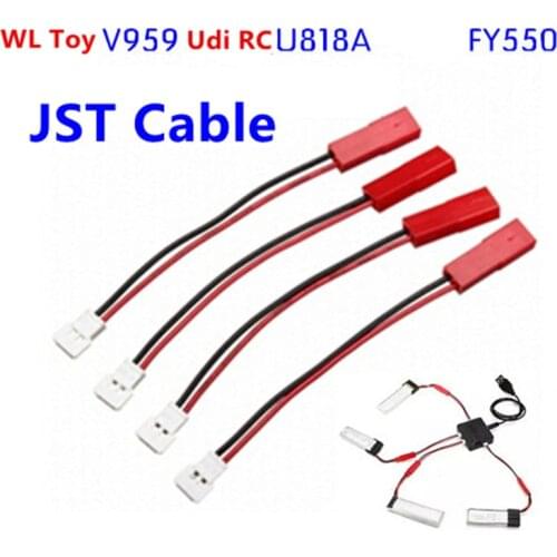 JST Port Charging Connector Cable for 3.7V lipo Battery Spare Parts