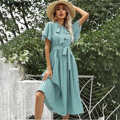 XWOMENDAY Flared Summer Dresses