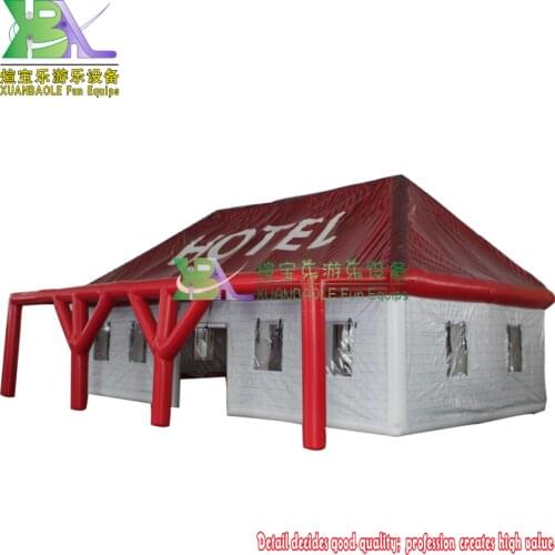 10x6m Commercial Giant Manufacturer Inflatable Sealed Tent, Airtight Hotel Tent, PVC Inflatable Camping Tent In Australia