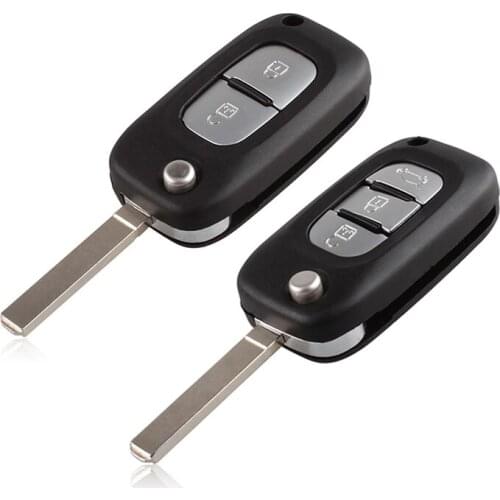 Car 2 3 Buttons Flip Remote Key Fob Case Shell Fit For Renault Clio Megane Kangoo
