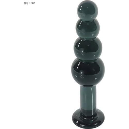 Large glass anal plug dilatation masturbation gay sex toy ass plugs crystal glass anal plug dildo buttplug anal stimulator