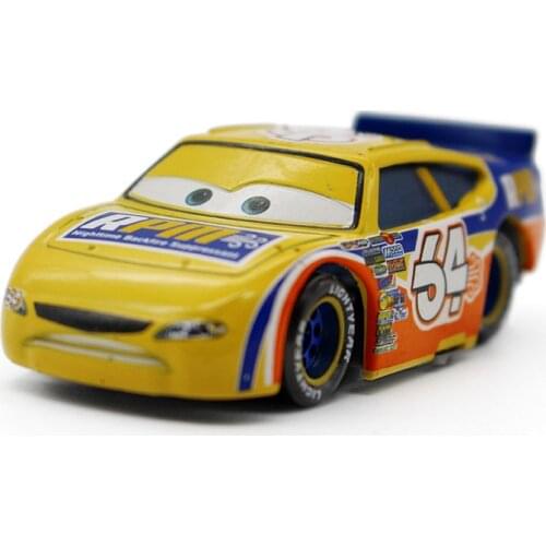 Disney Cartoon Movie Pixar Cars Lightning Mcqueen Jackson Storm No.64 RPM 1:55 Diecast Metal Alloy Toy Car For Children Gifts