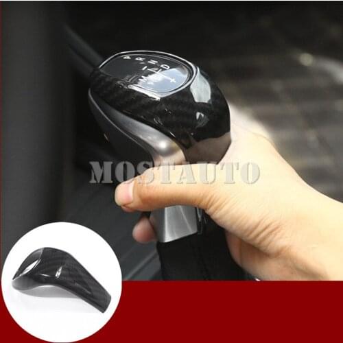 For BMW X1 F48 Interior Center Console Gear Shift Knob Trim Cover 2016-2019 1pcs Car Accessories Interior Car Decor Car Trim