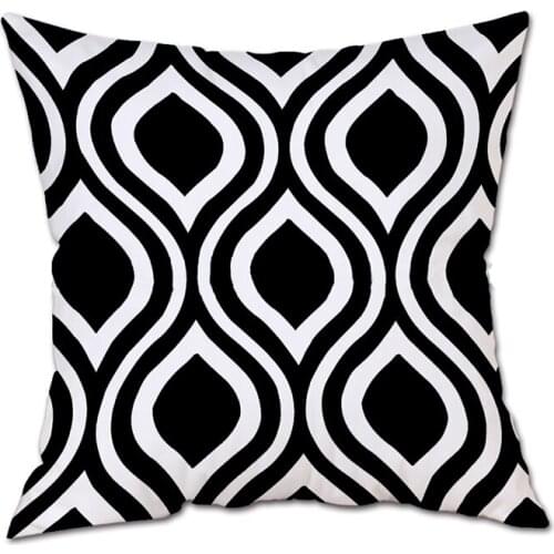 Canvas Geometric Pillowcase Car Sofa Cushion Cover Outdoor Car Pillow Cover Housse De Coussin Cojine Pillow Case