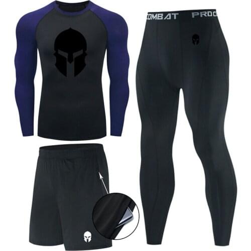 Boxing Set Compression Jersey+Pants Venom Rashguard KickBoxing Tight Sport T-Shirt Trousers Muay Thai MMA men gym suit Fightwear