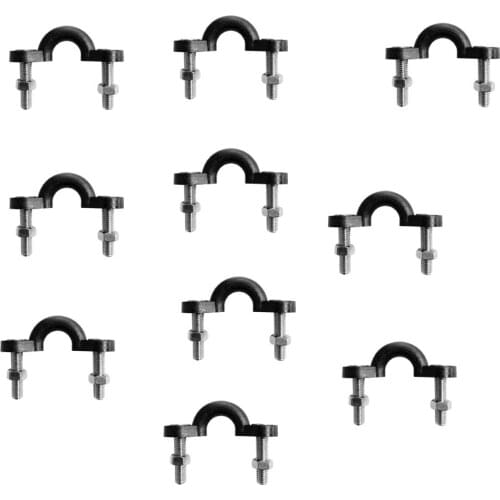 MagiDeal 10 Pieces Kayak Boat Deck Loop Pad Eye with Screws Nuts Rigging Accessories