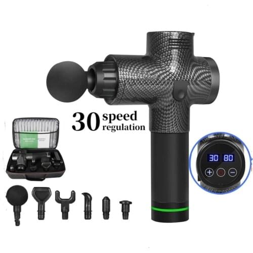 Massage Gun Fascia Gun Muscle Massager Body Relaxation Relief Slimming Shaping Massager Sport Therapy With LCD Display