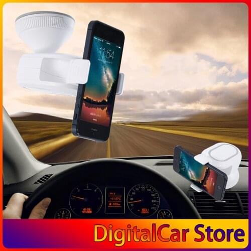 Multifunctional Universal 360 Degree Rotation Mobile Phone Holder Car Mount Holder Stand Bracket For GPS Navigation