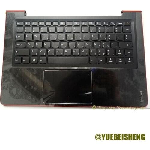 New For Lenovo Ideapad 510S-13 510S-13IKB 510S-13ISK 310S-13 310S-13isk Hebrew keyboard upper cover Touchpad,5CB0L45385
