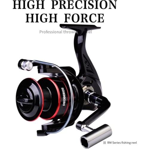 PRBBEROS New Spinning Wheel Metal Reel Long-distance Caster Fishing Reel Road Sub-wheel Fishing Reel 7000 No Gaps 15kg Max Drag