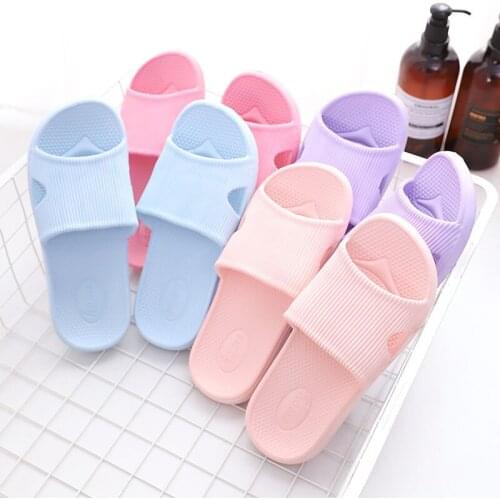 Summer New Home Indoor EVA Slippers for Men and Women Couples Bathhouse Sandals and Slippers Female Slippers