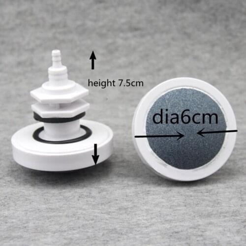 Stick a wall oxygen stone interface5mm/11mmOutside diameter Aquatic aeration stone Connect the air pump 1 Pcs