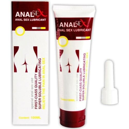 100ml Silk Anal Analgesic Grease Sex Lubricant Water-Based Pain Relief Anti-pain Gel Anal Cream Sex Oil for Adults Gay Women Men