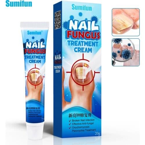 Sumifun 20G Nail Repair Cream Nail Fungus Treatment Onychomycosis Paronychia Ointment Dead Skin Removal Nail Growth Repair Cream