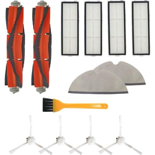 Main Brush Side Brush HEPA Filter Parts For XiaoMi Mijia 1C 1T STYTJ01ZHM Mop Cloth Robot Vacuum Cleaner Replacement Accessories