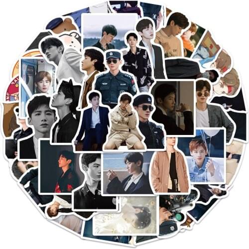 10/50PCS Bai Jingting Stickers Bai Jingting Star Painting Surroundings Stickers 2021