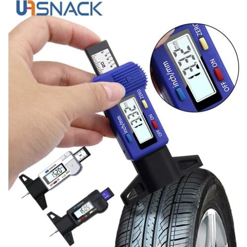 Digital Car Tyre Tire Tread Depth Gauge Meter Measure Tools Caliper Thickness Gauges Tread Brake Pad Car Tire Monitoring System