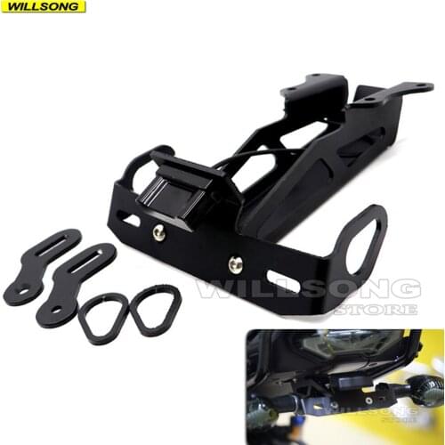 License Number Plate Holder Frame LED Light Tail Tidy Fender Eliminator For YAMAHA FJ09 MT09 Tracer 900 Motorcycle Accessories