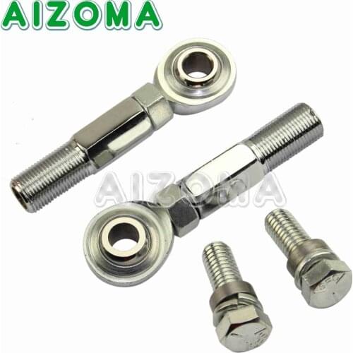 Chrome Adjustable Rear Lowering Kit Motorcycle Lowering Link Drop 1-2" For Harley Softail Fat Boy FLSTF 1989 - 1999