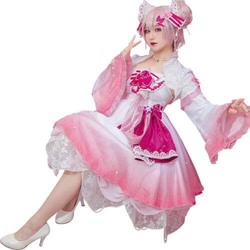 Customized game costume king of glory cos clothes female Xiao Qiao dinner Lolita lolita dress cospaly