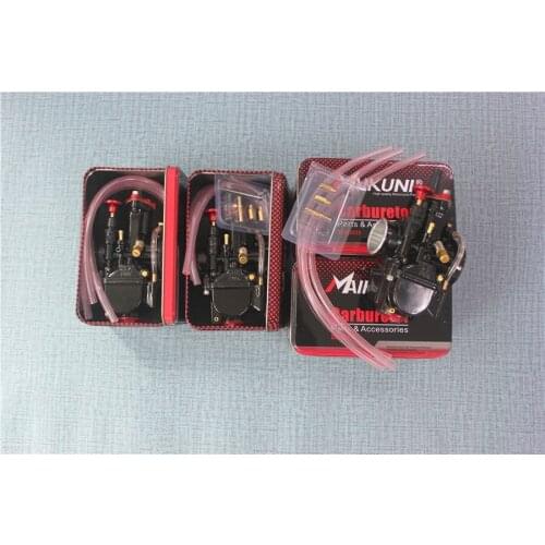 Motorcycle Carburetor Mikuni Pwk 28 30 32 34 Mm Black Carb With Power Jet Fit Race Atv Scooter 28mm 30mm 32mm 34mm Carburetor