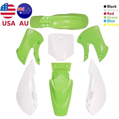 Motorcycle Plastic Fender Fairing Kit Full Body Cover Kits Fenders Mudguard For Kawasaki KLX 110 KLX110 KX65 KX 65 suzuki DRZ110