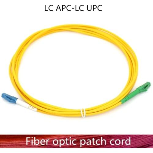 LC/APC to LC/UPC Fiber Optic Patch Cord Cable LC-LC 1m/3m/5m/10m/20m/30m Jumper Single Mode Simplex Fiber Optic Patch Cord