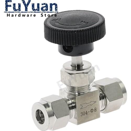 Hot Sell Authentic 304 Stainless Steel Non - Standard Business Card Printing Sleeve Straight Needle Valve