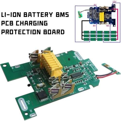 Li-Ion Battery BMS PCB Charging Protection Board for Makita 18V BL1830\1850\1860 Plastic Green